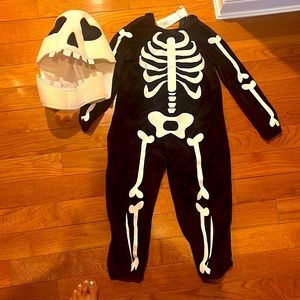 Pottery Barn Kids Glow In The Dark Skeleton Costume
